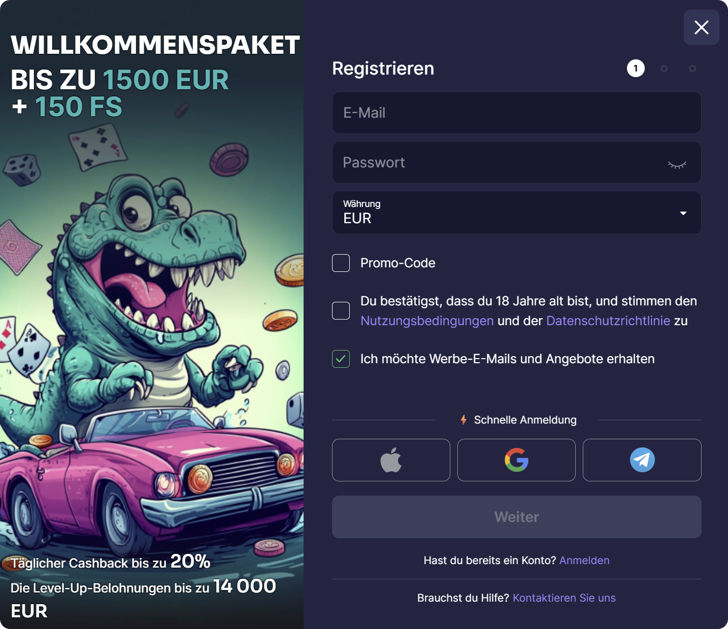Registrieren